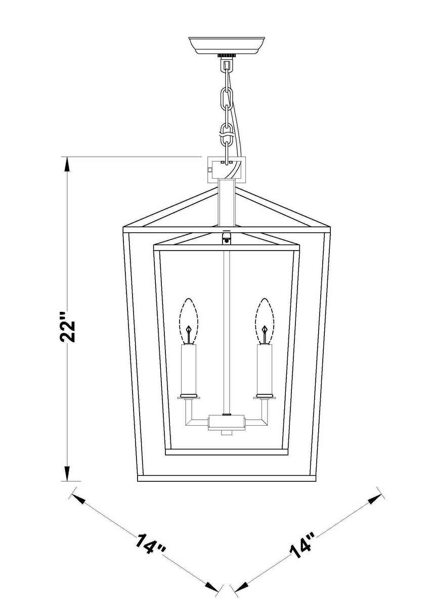 Hotevilla Gold Chain Ceiling Lighting