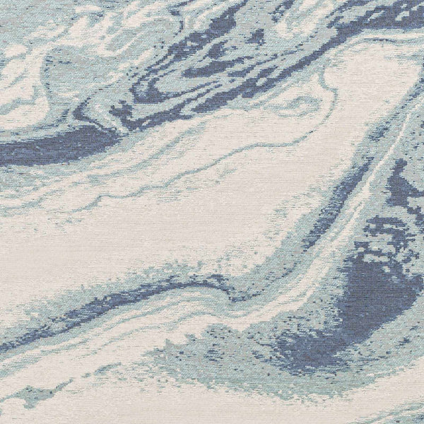 Rennerdale Blue Marble Rug - Clearance