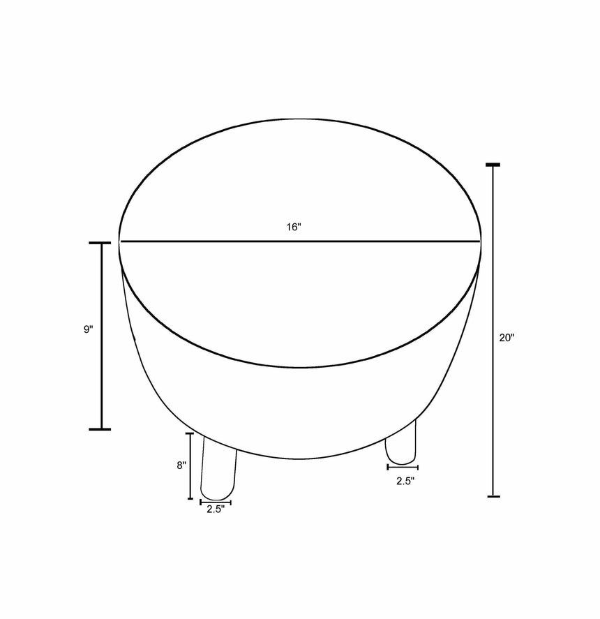 Jasaan Stool Ottoman