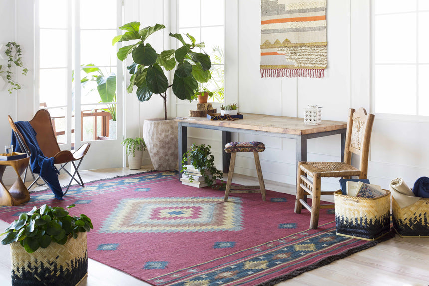 Pervomayka Navy Throw Blanket