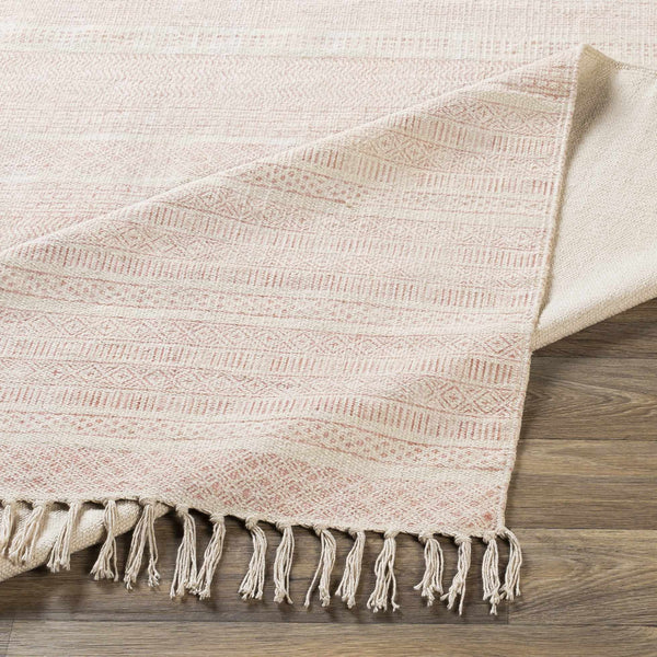 Serena Coral Cotton Rug - Clearance
