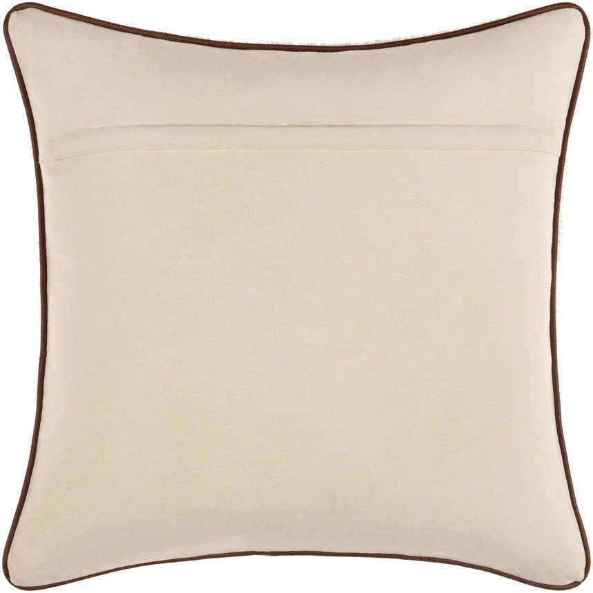 Kadirli Cream Faux Fur Pillow - Clearance