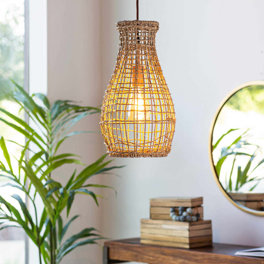 Kealakekua Black Metal Ceiling Lighting - Clearance