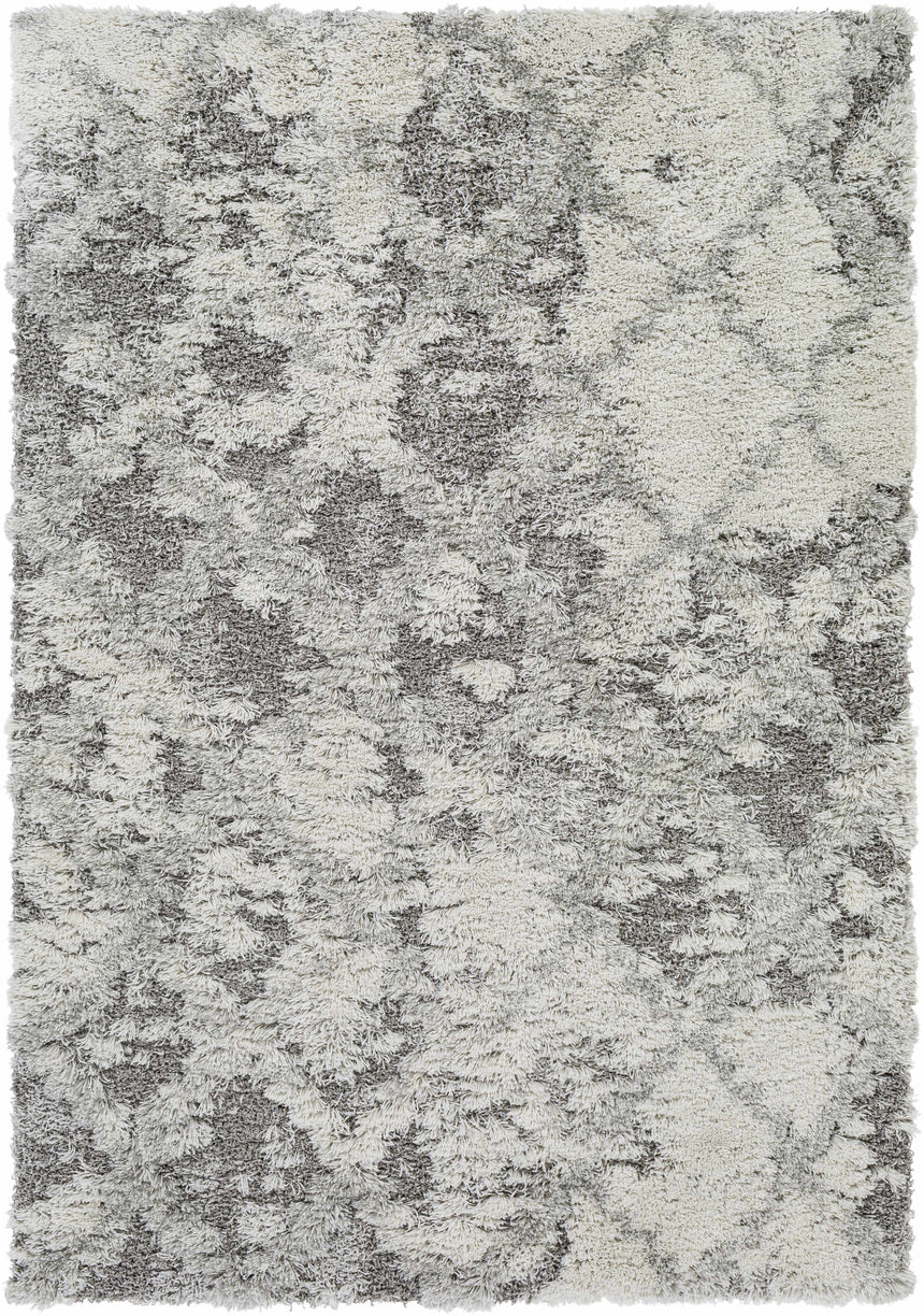 Kilgetty Gray Cloudy Shag Rug