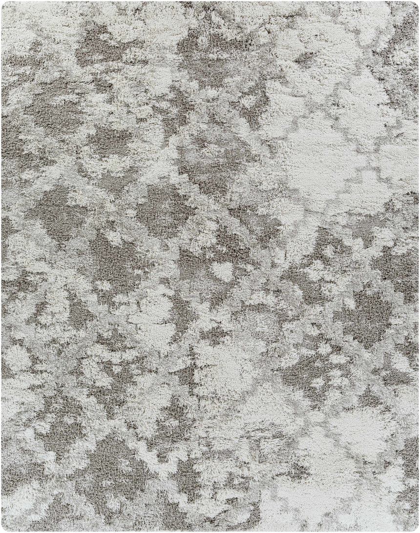 Kilgetty Gray Cloudy Shag Rug