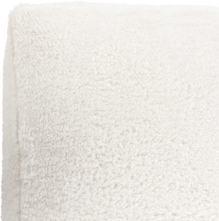 Kilrush White Plush Floor Pillow - Clearance