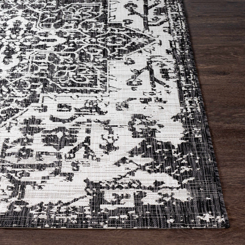 Charcoal Kilmacolm Indoor & Outdoor Area Rug - Clearance