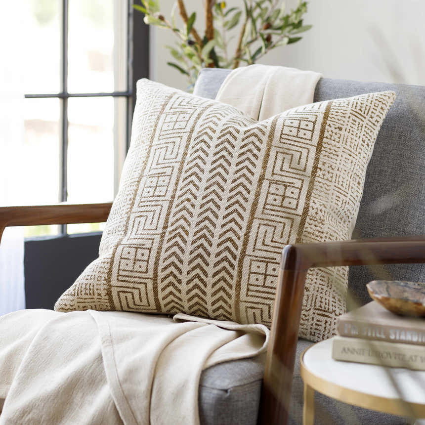 Kinabhangan Tribal Pattern Accent Pillow - Clearance