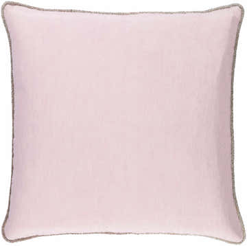 Kingskerswell Soft Mauve Solid Throw Pillow - Clearance