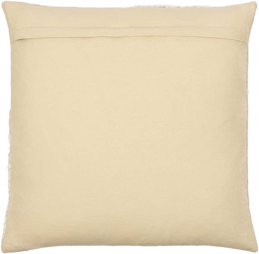 Kinango Beige Embroidered Accent Pillow - Clearance