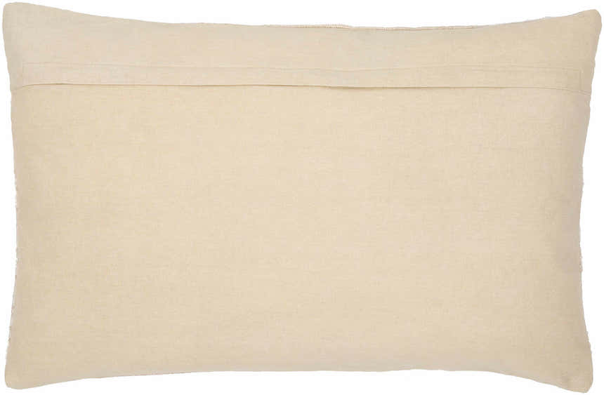 Kinango Beige Embroidered Accent Pillow - Clearance