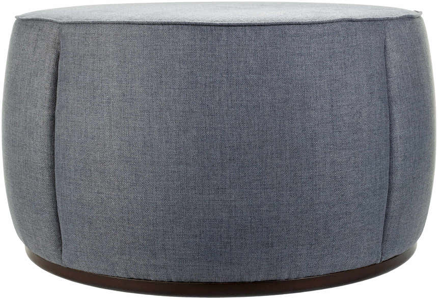 Kishanpur Gray Ottoman - Clearance