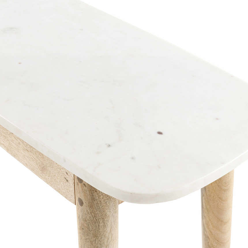 Kudanding Marble Top Console Table