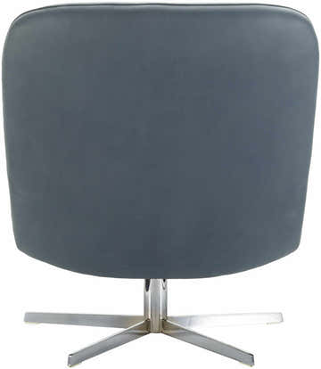 Kushinagar Blue Gray Swivel Chair - Clearance