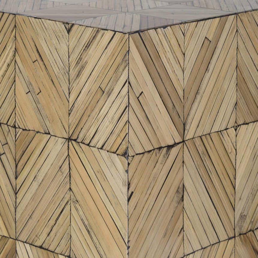Lagawe Neutral Wood Cube Table