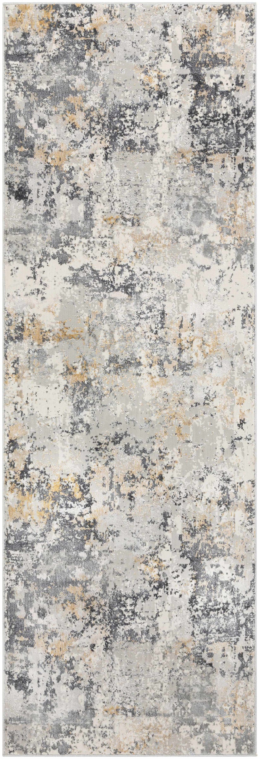 Lenzburg Faux Silk Abstract Rug