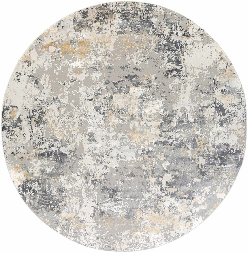 Lenzburg Faux Silk Abstract Rug