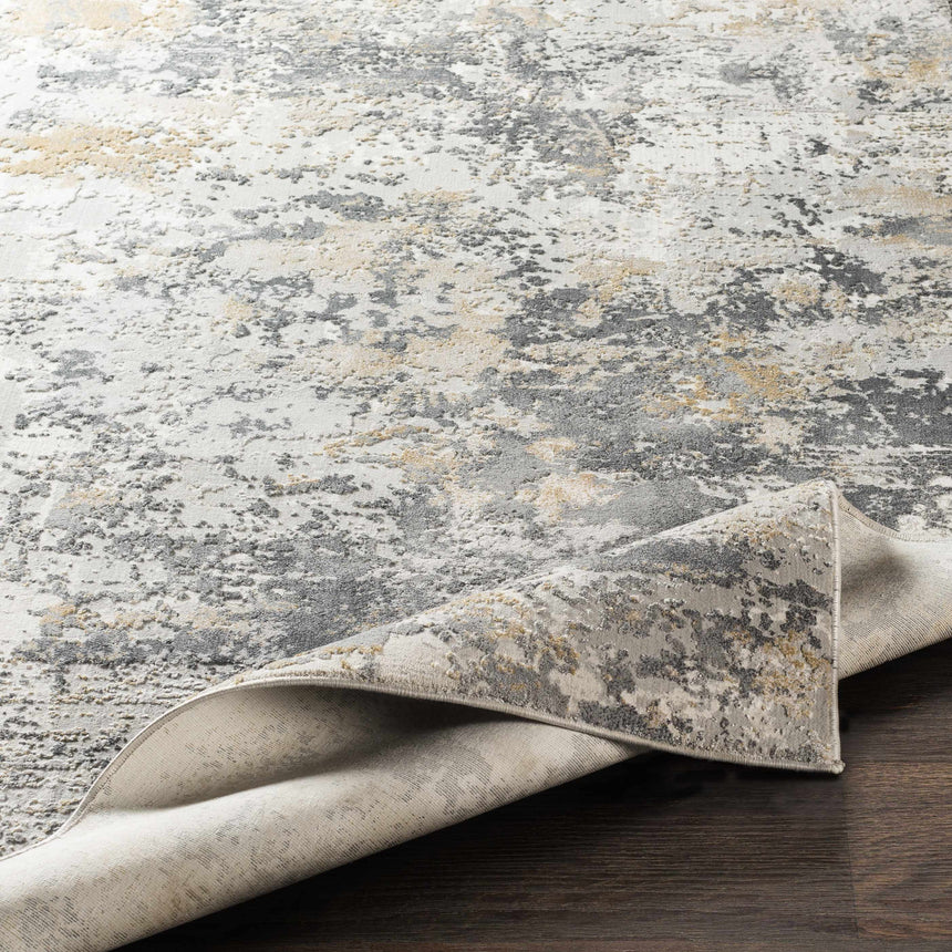 Lenzburg Faux Silk Abstract Rug