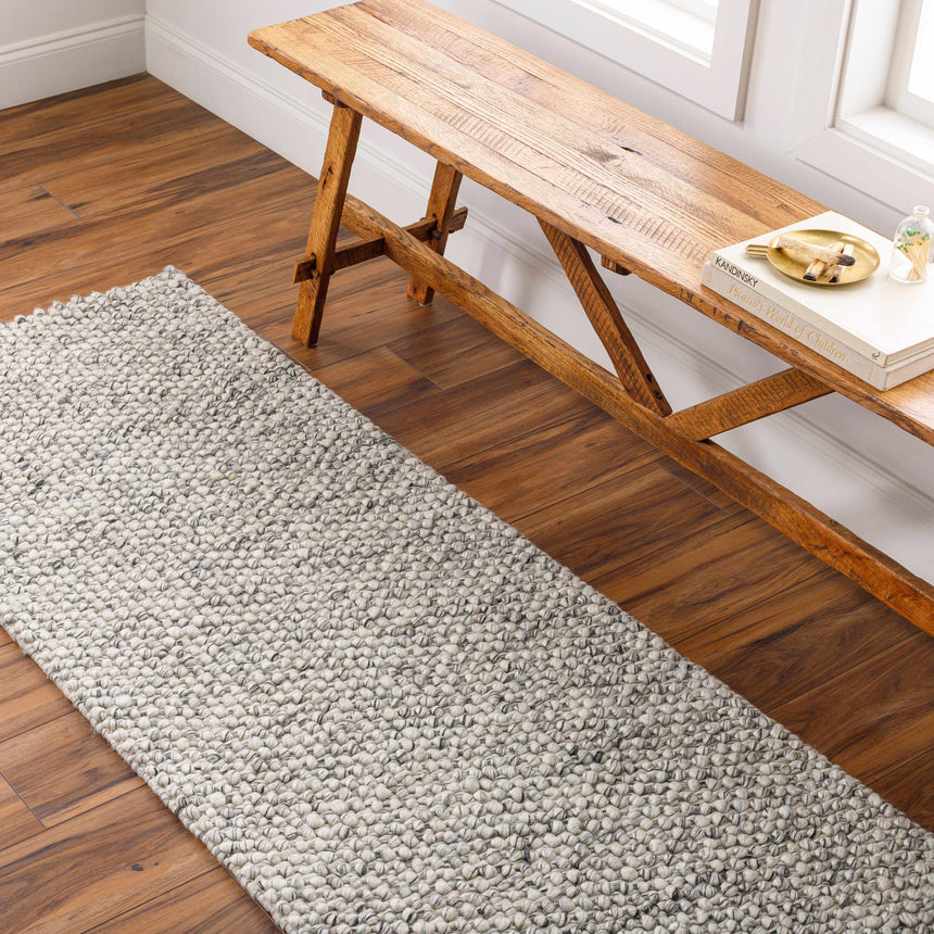 Lucerne LNE-1001 Gray Wool Rug