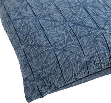 Alan Navy Square Throw Pillow - Clearance