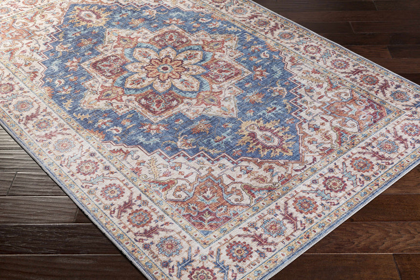 Kapaa Blue Medallion Rug - Clearance