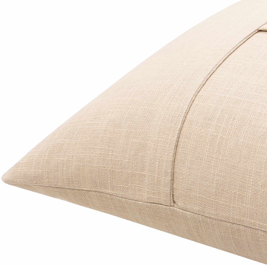 Louisville Tan Square Throw Pillow