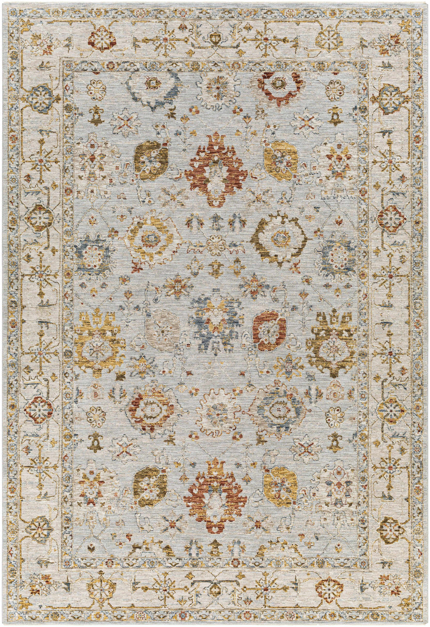 Luklukan Oushak Style Floral Rug