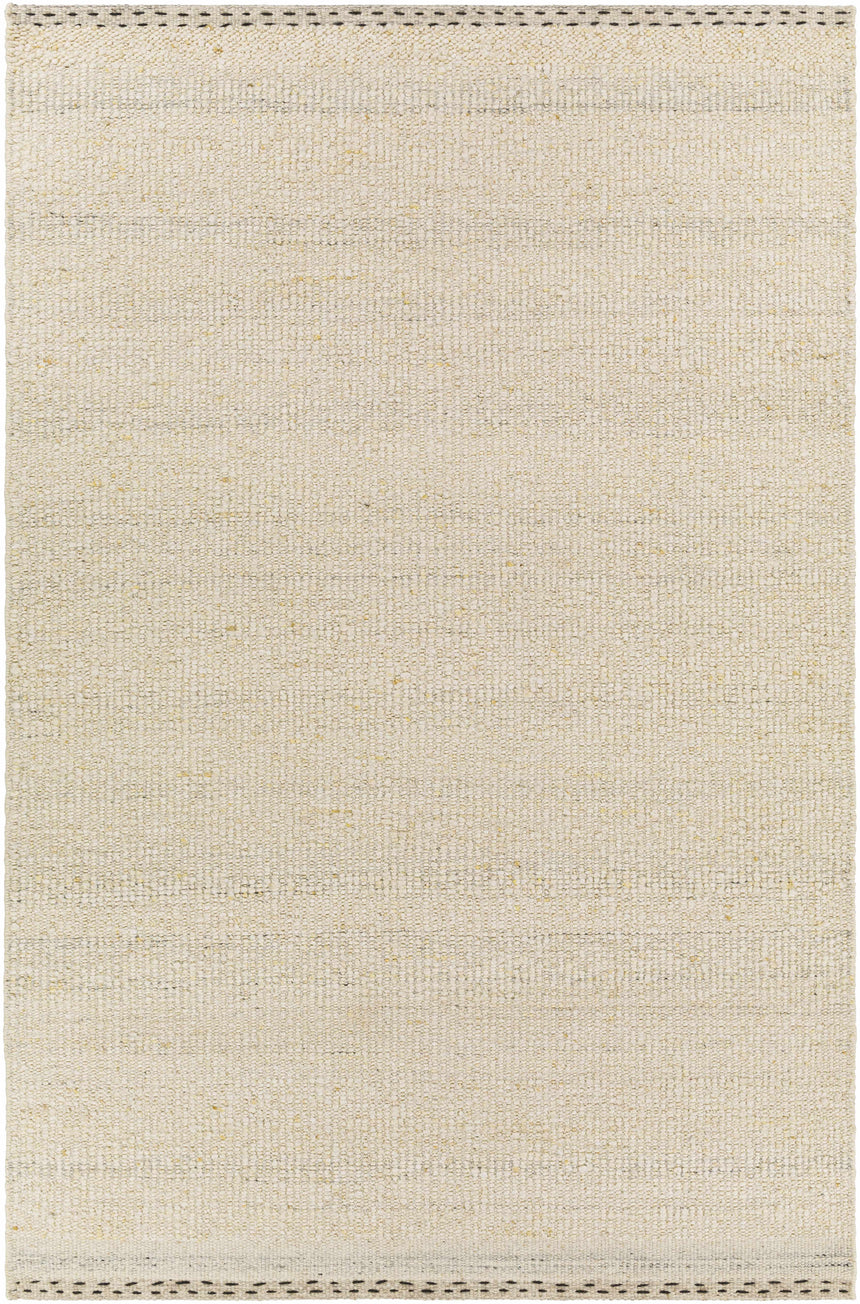 Yaniklar Cream Flat Woven Wool Rug