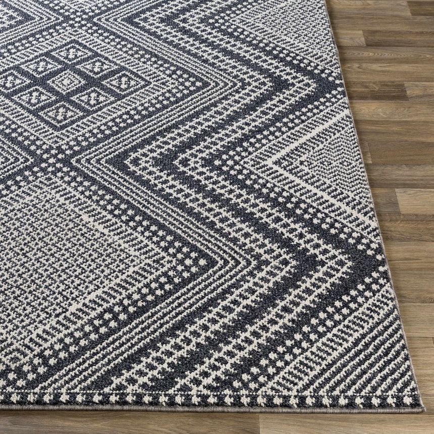 Madison Black&White Area Rug - Clearance