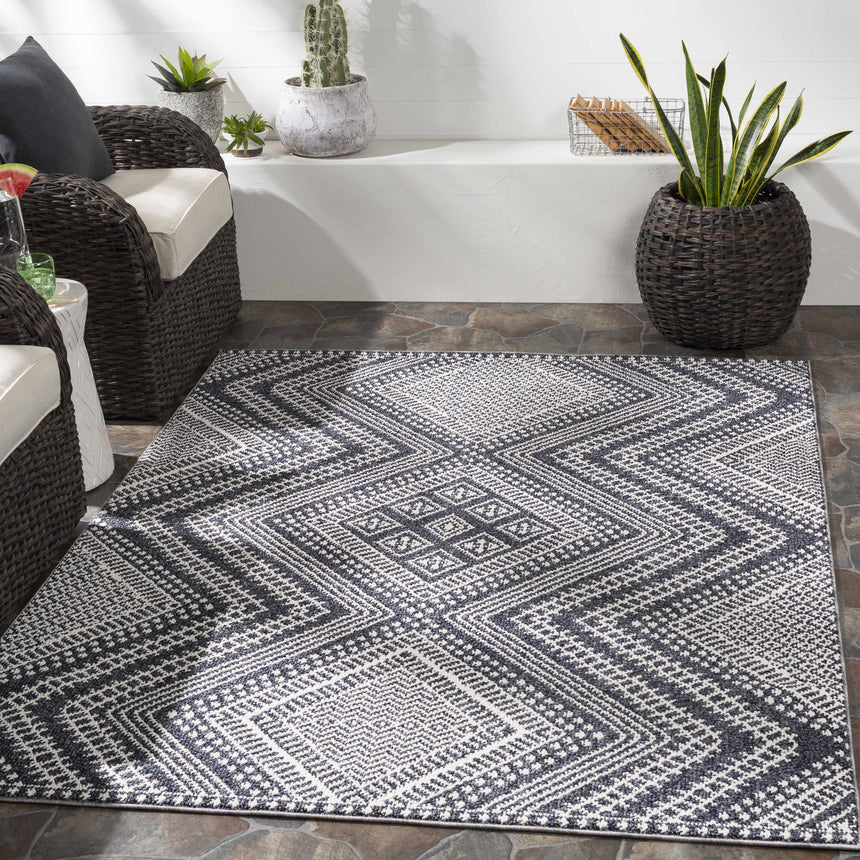 Madison Black&White Area Rug - Clearance