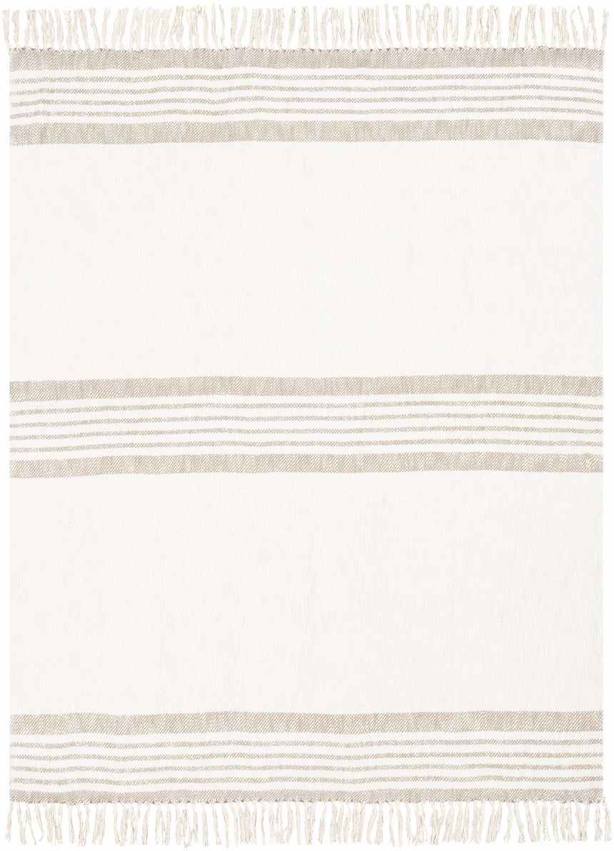 Medomak Cotton Throw Blanket with tassels