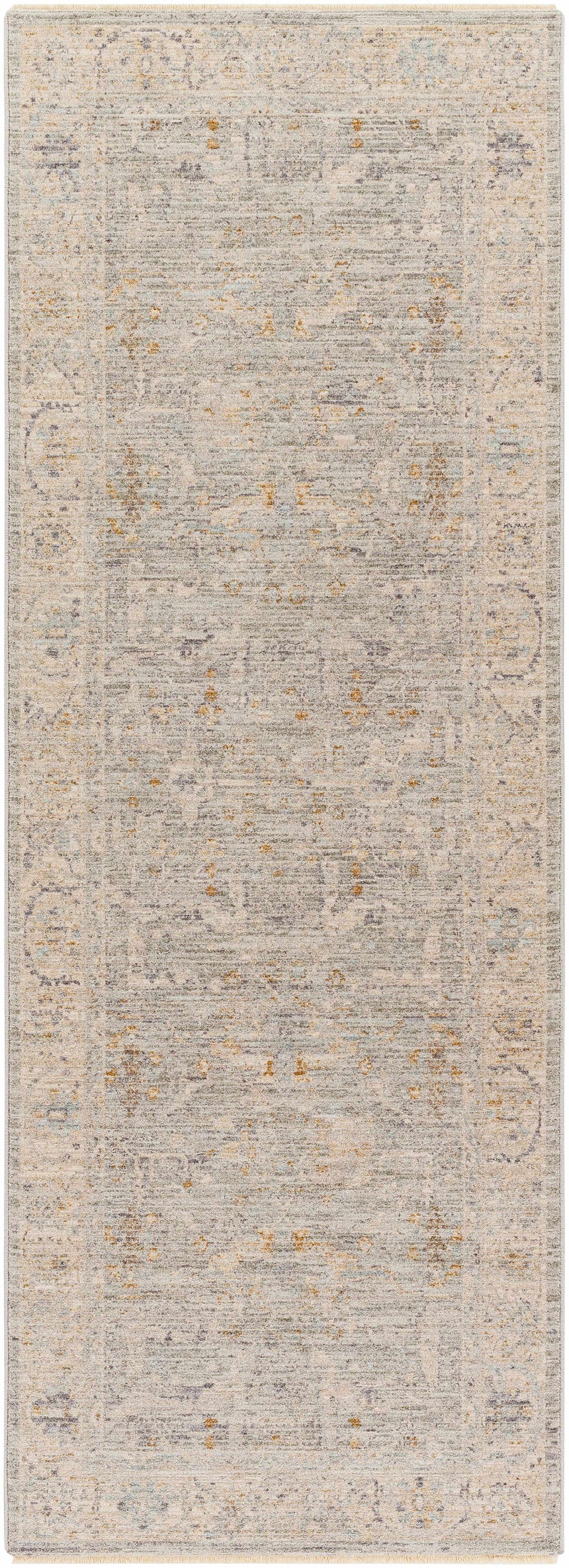 Merv Beige Neutral Statement Rug