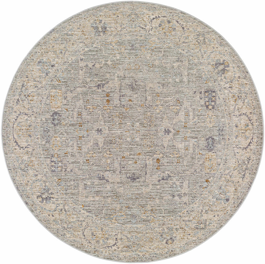 Merv Beige Neutral Statement Rug