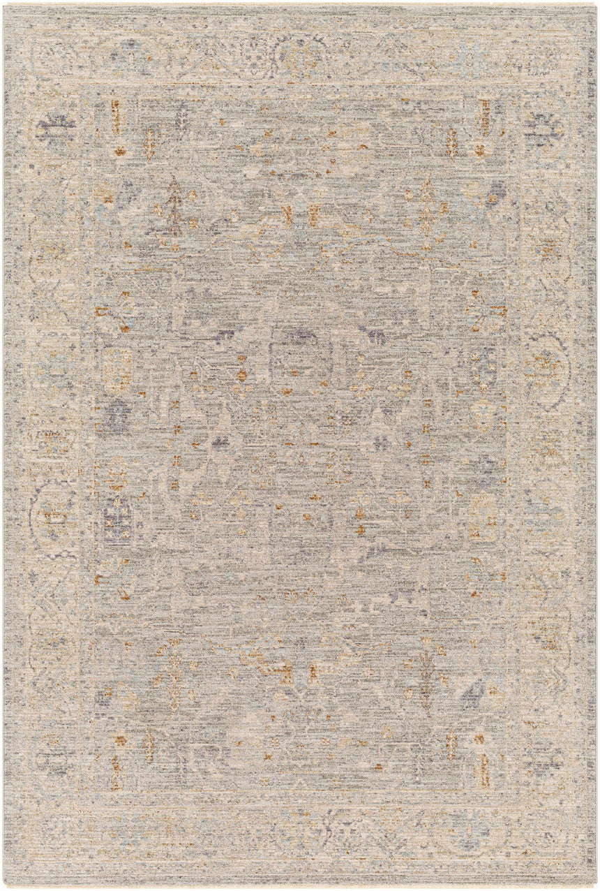 Merv Beige Neutral Statement Rug