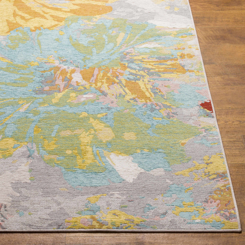 Miaray Floral Chenille Area Rug - Clearance