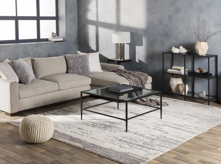 Mikana Beige Tibetan Rug