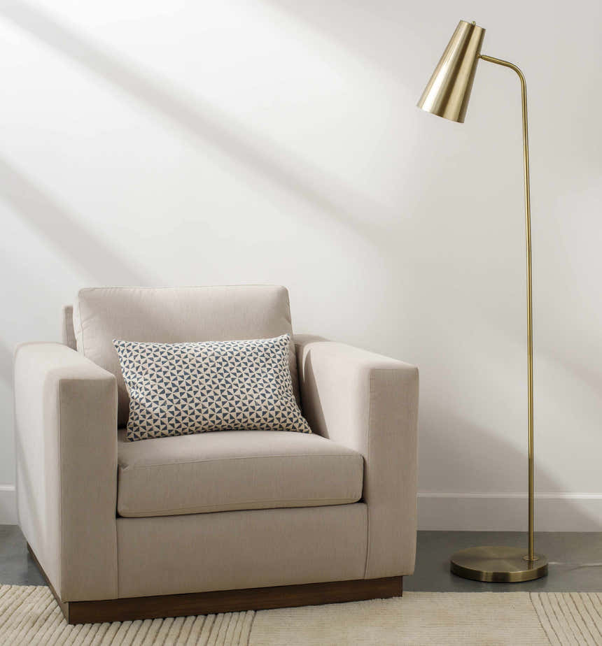 Montacuto Metallic - Brass Floor Lamp