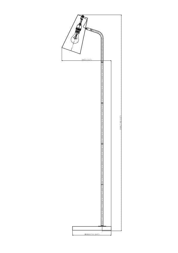 Montacuto Metallic - Brass Floor Lamp