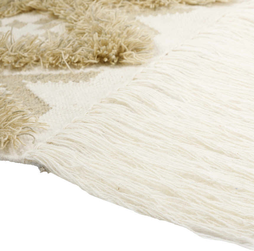 Malay Cream Diamond Fringe Wall Hanging