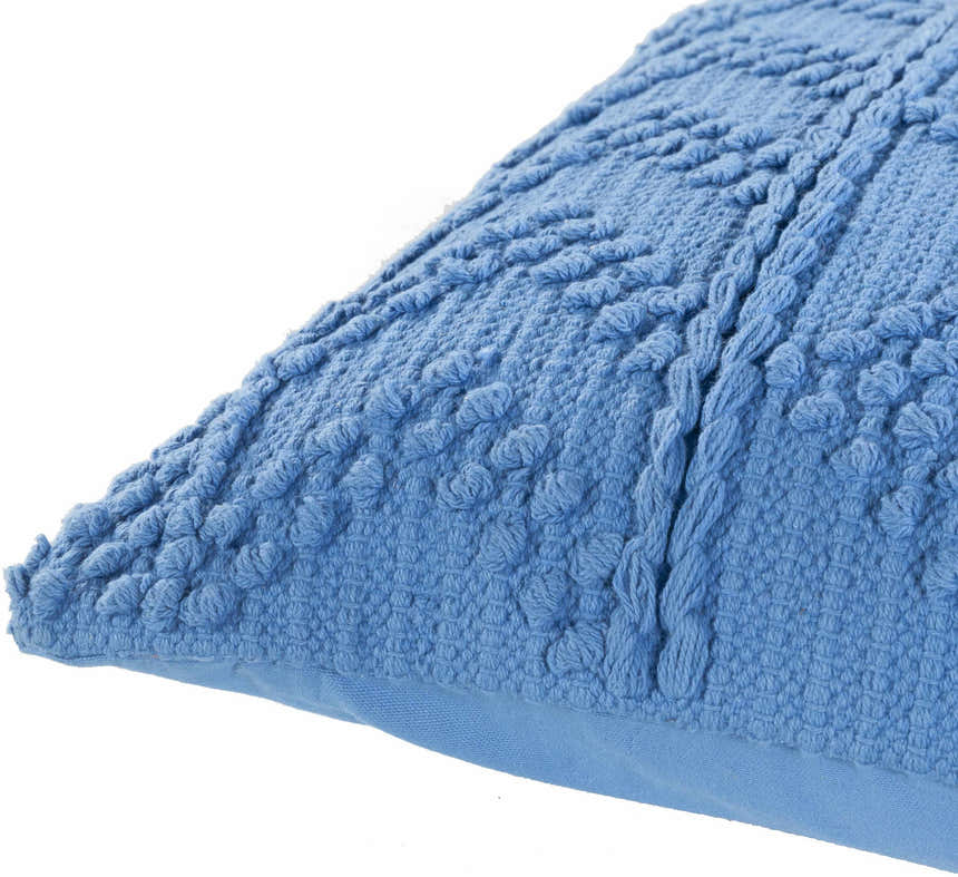 Minalin Blue Square Throw Pillow - Clearance