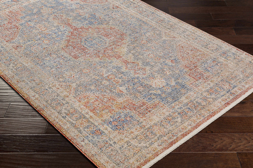 Akio Red & Blue Area Rug - Clearance