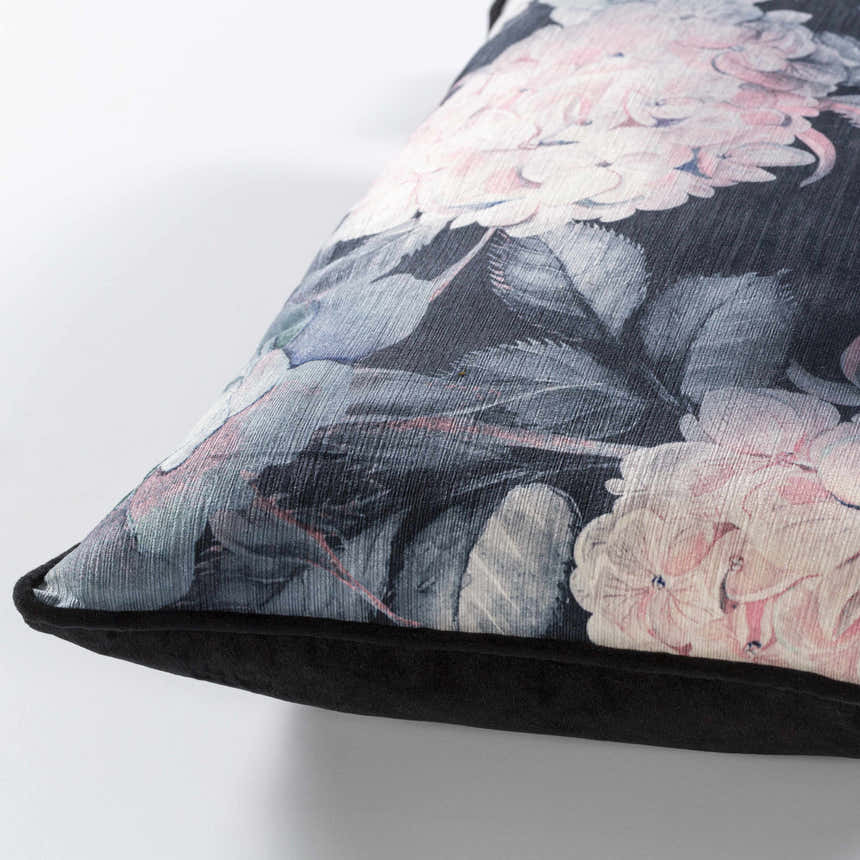 Moree Navy Pastel Garden Throw Pillow - Clearance