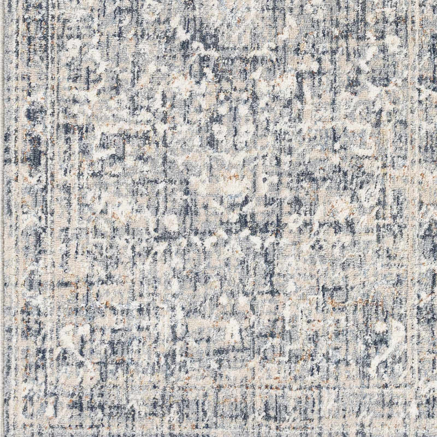 Buguey Blue & Gray Area Rug - Clearance