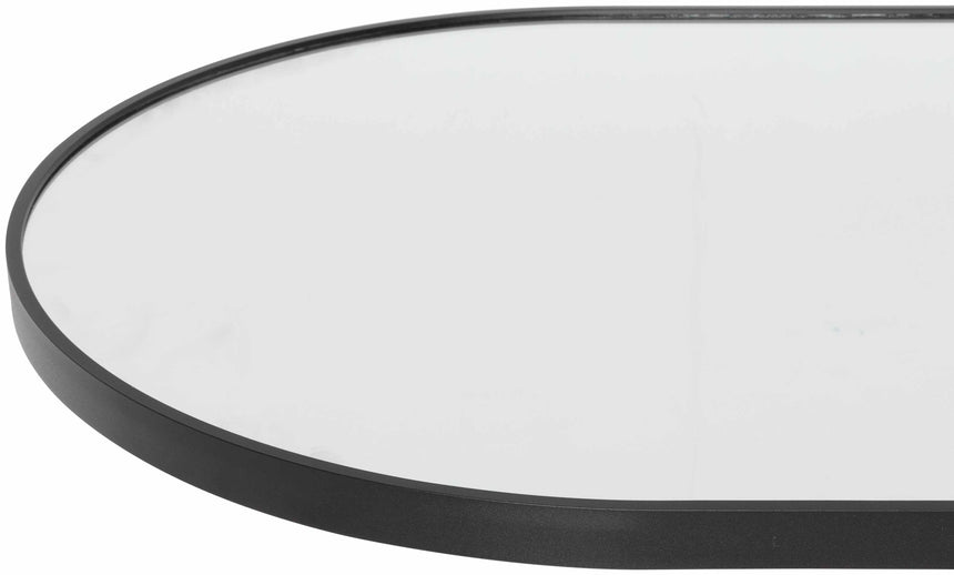 Marmelete Carved Black Mirror