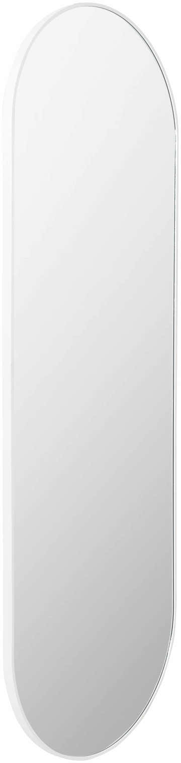 Marmelete Carved White Mirror