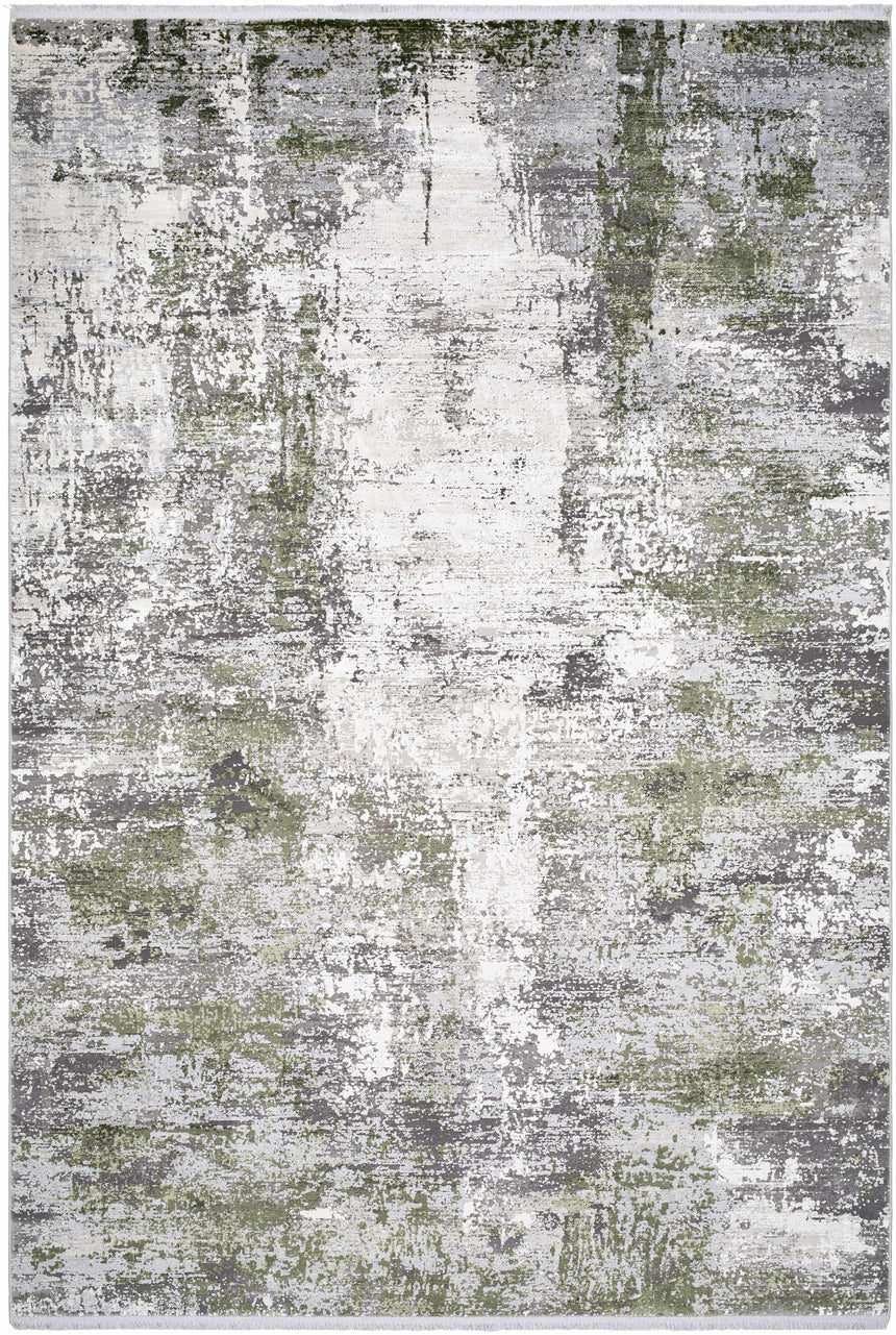 Magni Luxury Fringed Faux Silk Rug