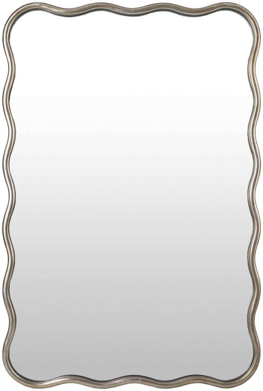 Montividiu Metallic Silver Mirror