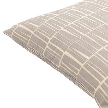 Nangan Modern Gray Geometric Throw Pillow - Clearance