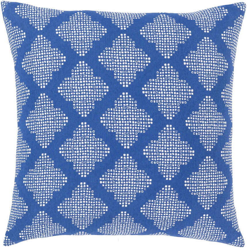 Naselle Blue Geometric Square Throw Pillow - Clearance