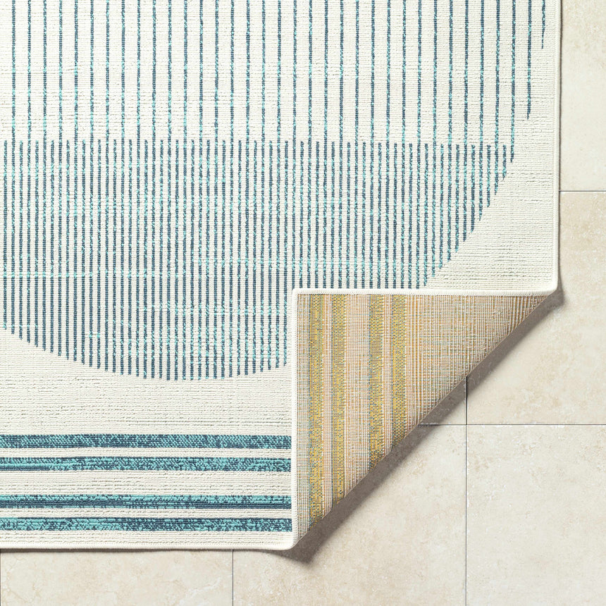 Nabil Slate Blue Area Rug - Clearance